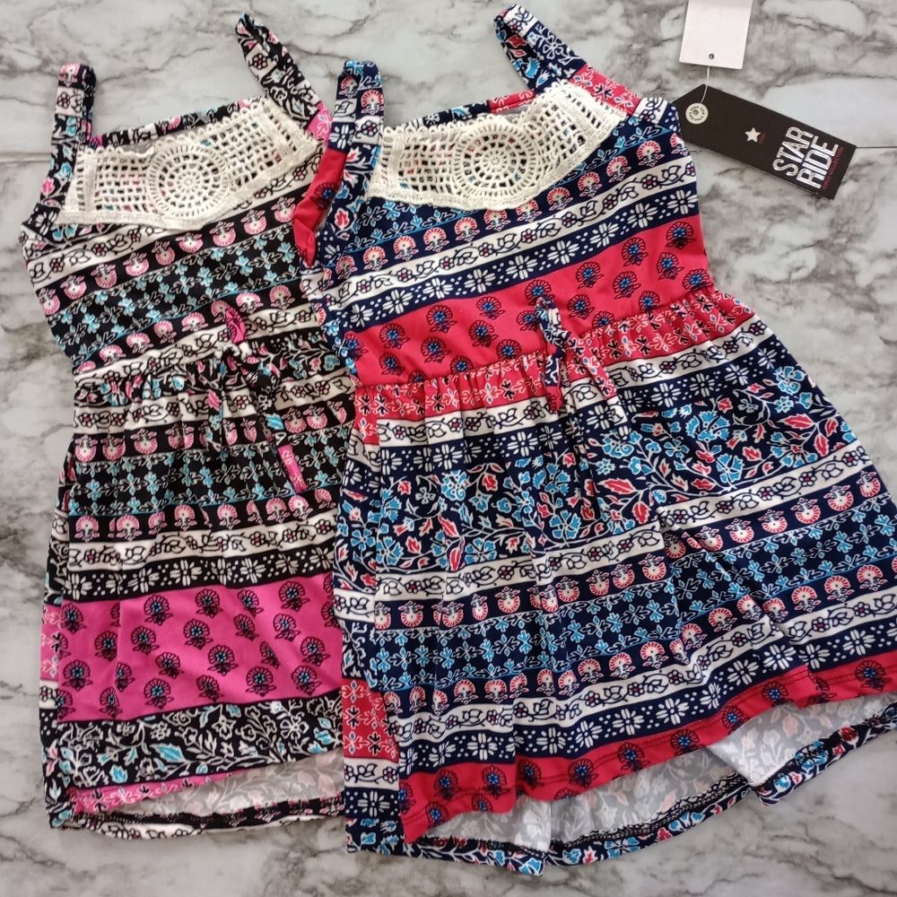 2 Star Ride Sleeveless Dresses Size 3T